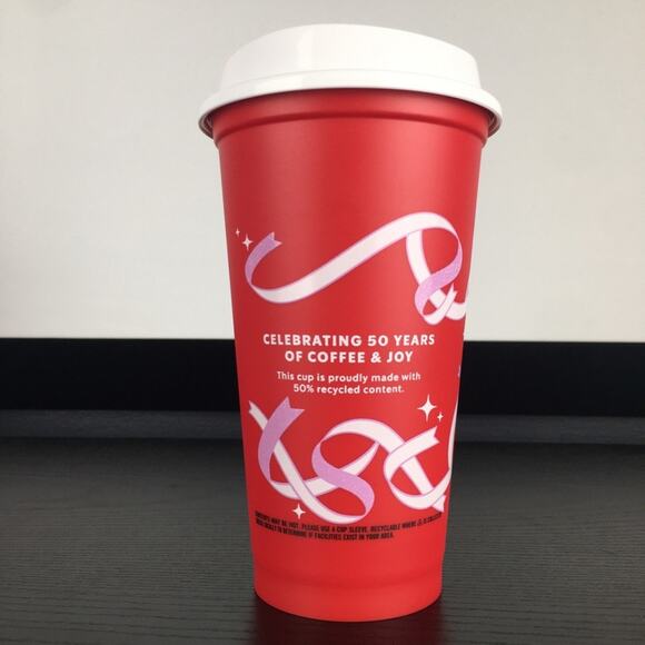 Starbucks Drink Hot Cold Coffee Travel Cup Red Dining Drinkware - Picture 5 of 11